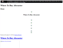 Tablet Screenshot of abcoaster.sufx.net
