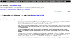 Desktop Screenshot of car-insurance-tips.sufx.net