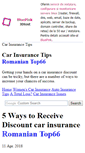 Mobile Screenshot of car-insurance-tips.sufx.net